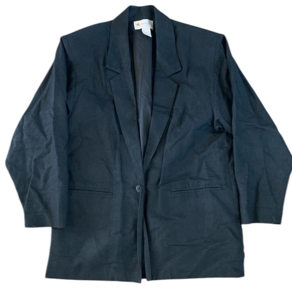 Adolfo Women’s Black Blazer Petite Size Small